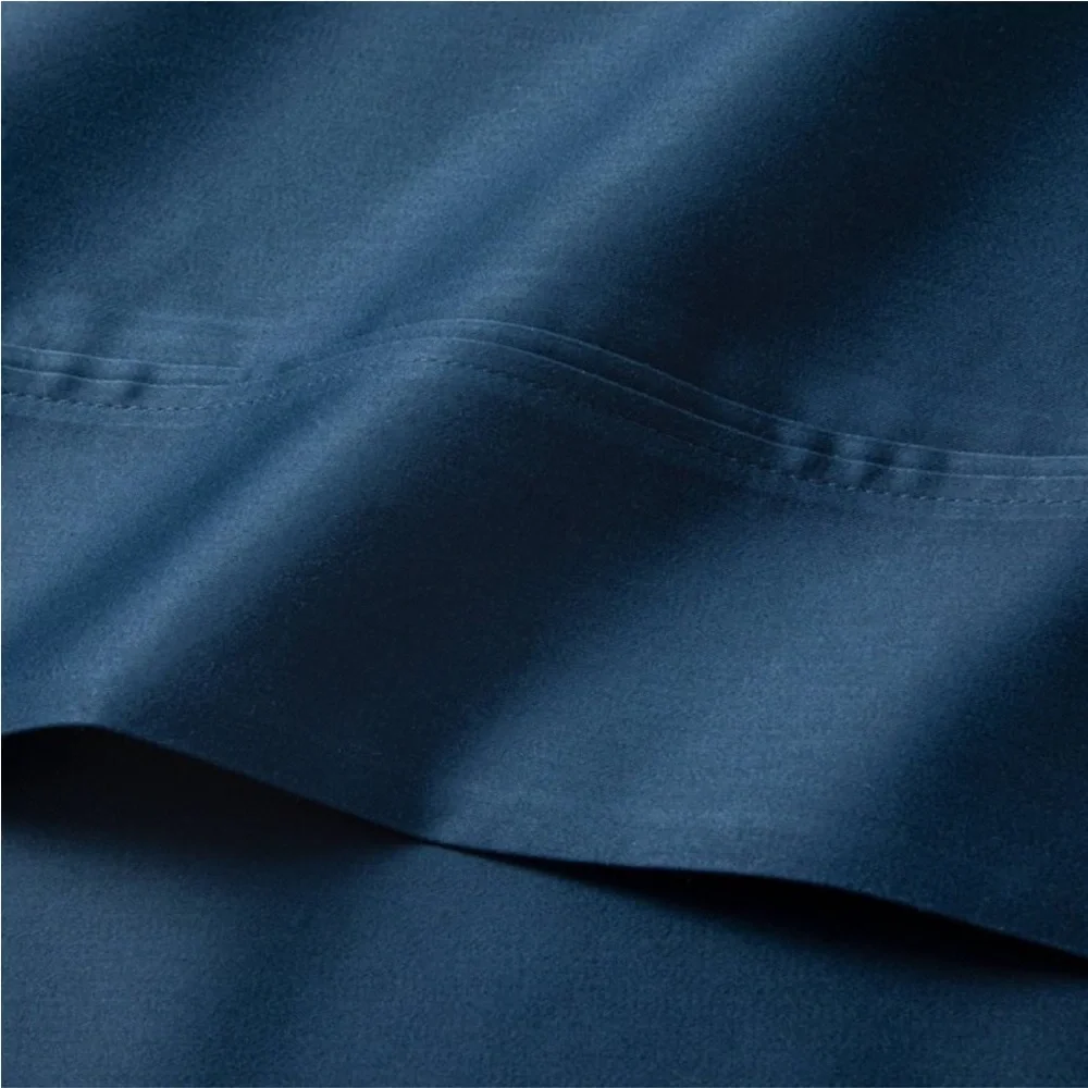 Threshold 6pc 800TC Luxury Cotton Sateen Sheet Set • Full • Deep Indigo • NWT
